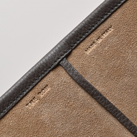 THE ROW Large N/S Park Tote Leather Bucket Bag - Taupe