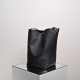 THE ROW Large N/S Park Tote Leather Bucket Bag - Black
