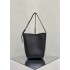 THE ROW Medium Park Leather Bucket Bag - Black