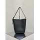 THE ROW Medium Park Leather Bucket Bag - Black