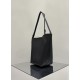 THE ROW Medium Park Leather Bucket Bag - Black