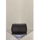 THE ROW Terrasse Bauletto Grainy Calfskin Bag - Dark Brown