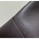 THE ROW Terrasse Bauletto Grainy Calfskin Bag - Dark Brown