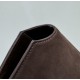 THE ROW Terrasse Smooth Saddle Leather Bag - Ebony Brown