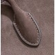 THE ROW Terrasse Smooth Saddle Leather Bag - Ebony Brown