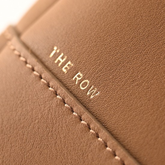 THE ROW Terrasse Smooth Saddle Leather Bag - Mustard