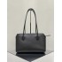 THE ROW Terrasse Smooth Saddle Leather Bag - Black