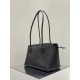 THE ROW Terrasse Smooth Saddle Leather Bag - Black