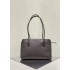 THE ROW Terrasse Smooth Saddle Leather Bag - Dark Brown