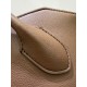 THE ROW Terrasse Bauletto Grainy Calfskin Bag - Tawny Brown