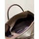 THE ROW Terrasse Bauletto Grainy Calfskin Bag - Tawny Brown