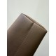 THE ROW Terrasse Bauletto Grainy Calfskin Bag - Tawny Brown