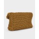 Saint Laurent Cassandre Small YSL Pouch Clutch Bag in Raffia Saint Laurent Cassandre Small YSL Pouch Clutch Bag in Raffia