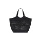 Saint Laurent Icare Tote Bag in Raffia- Black