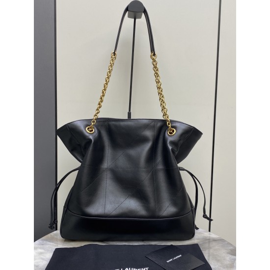 Saint Laurent Jamie 4.3 Large Pochon Bag – Black Lambskin, Underarm Shoulder Bag