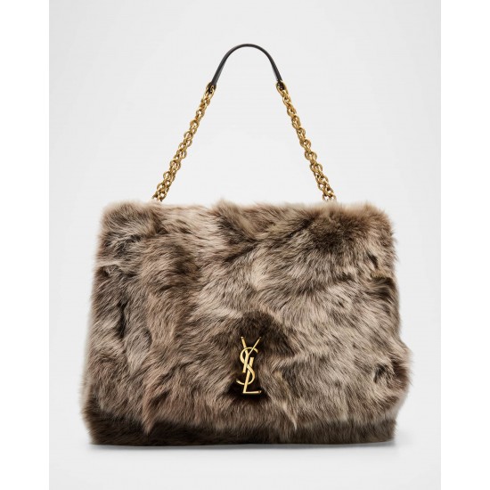Saint Laurent Jamie 4.3 Large YSL Shearling Shoulder Bag Saint Laurent Jamie 4.3 Large YSL Shearling Shoulder Bag