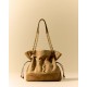 Saint Laurent Jamie 4.3 Medium Drawstring Suede Shoulder Bag