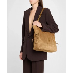 Saint Laurent Jamie 4.3 Medium Drawstring Suede Shoulder Bag