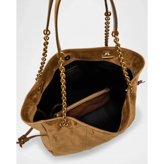 Saint Laurent Jamie 4.3 Medium Drawstring Suede Shoulder Bag