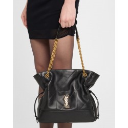 Saint Laurent Jamie 4.3 Large Pochon Bag – Black Lambskin, Underarm Shoulder Bag
