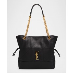 Saint Laurent Jamie 4.3 Small YSL Tote Bag in Quilted Leather Noir