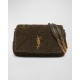 Saint Laurent Jamie Small YSL Shoulder Bag in Lamb Shearling Fur