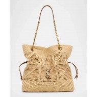 HandbagsTotes Saint Laurent Jamie YSL Shopper Tote Bag in Woven Raffia