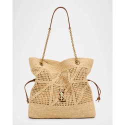 HandbagsTotes Saint Laurent Jamie YSL Shopper Tote Bag in Woven Raffia