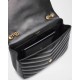 Saint Laurent Loulou Large YSL Chain Shoulder Bag in Quilted Leather