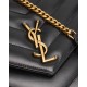 Saint Laurent Loulou Large YSL Chain Shoulder Bag in Quilted Leather