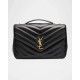 Saint Laurent Loulou Large YSL Chain Shoulder Bag in Quilted Leather