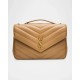 Saint Laurent Loulou Large YSL Chain Shoulder Bag in Quilted Leather