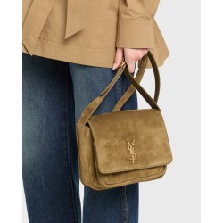 Saint Laurent Niki YSL Crossbody Bag in Suede