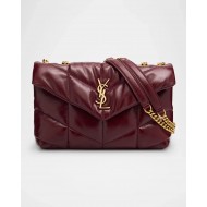 Saint Laurent Toy Puffer Shoulder Bag in Quilted Leather