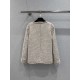 Chanel 26C Métiers d’Art Tweed Jacket | V-Neck Gold Thread Tweed Blazer