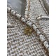 Chanel 26C Métiers d’Art Tweed Jacket | V-Neck Gold Thread Tweed Blazer