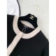 Chanel 26K Métiers d’Art Cashmere Black Knit Cardigan | Layered Look Bow Button Cardigan