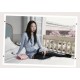 Chanel 2025 Striped Fringe Bell Sleeve Cardigan  Blue Knit Sweater