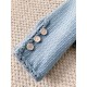 Chanel 25B Métiers d’Art Light Blue Wool Coat | Silk Lining Jacket
