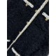 Chanel 25K Métiers d’Art Black Velvet Cape Jacket | Gold Trim Statement Coat