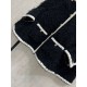 Chanel 25K Métiers d’Art Black Velvet Cape Jacket | Gold Trim Statement Coat