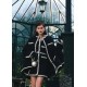 Chanel 25K Métiers d’Art Black Velvet Cape Jacket | Gold Trim Statement Coat