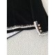 Chanel 25K Métiers d’Art Corduroy Jacket | Black Striped Jacket with Tweed Trim