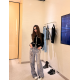 Chanel 25K Métiers d’Art Corduroy Jacket | Black Striped Jacket with Tweed Trim