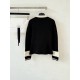 Chanel 25N Ski Collection Cashmere Blend Cardigan | Black Knit with Gold Buttons