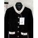 Chanel 25N Ski Collection Cashmere Blend Cardigan | Black Knit with Gold Buttons
