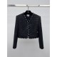 Chanel 25S Pearl Trim Tweed Jacket  Classic Tailored Short Jacket