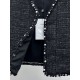 Chanel 25S Pearl Trim Tweed Jacket  Classic Tailored Short Jacket