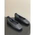 BV Charlotte Woven Ballet Flats - Retro Old Money Shoes- Black