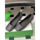 BV Charlotte Woven Ballet Flats - Retro Old Money Shoes- Brown